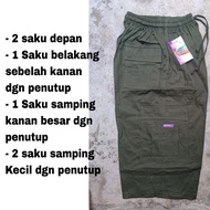 Cargo drawstring pants below the knee 7/9 bina young,