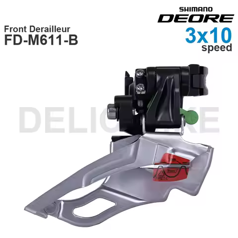 SHIMANO DEORE M6000 2x10 3x10 Speed Front Derailleur FD-M611-B FD-M611-D FD-M6025-H FD-M6025-L FC-M6