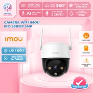 IMOU Wifi Camera 5MP IPC-S51FEP - Imou Cruiser SE+ - Supports 2-Way Talk - Active Warning - Genuine