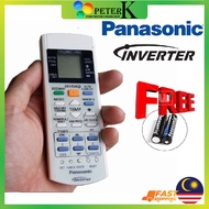 [OFFER] Panasonic Air Cond Aircon Aircond Remote Control ECONAVI Inverter ( Free Battery)