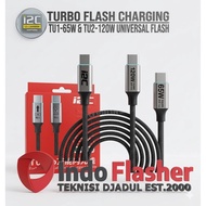 I2C Turbo Universal Flash Charging Data Cable TU1-65W TU2-120W - Turbo Data Cable I2C 120 Watt 65W
