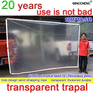 NO1 Transparent Trapal Waterproof transparent tarpaulin clear tarpaulin trapal makapal transparent t