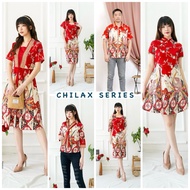 KATUN Women's modern batik cheongsam dress/qipao chinese style cny Cotton dress/CHILAX batik couple