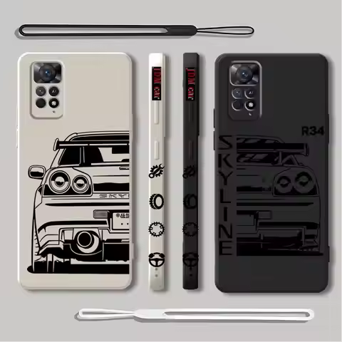 JDM Dream Car Phone Case for Redmi Note 8 Pro 8T 9 Pro 9S 10 4G 5G 10 11S 10 11 12 13Pro 10Lite 12 1
