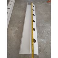 Rectangular hydroponic tube, hydroponic system /set -- 3" X 5" (NFT)  hydroponic tube c/w drilling  