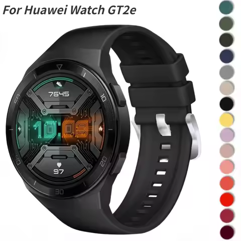 Silicone Watchbands for Huawei Watch GT 2e Sport Bracelet Wristband for Huawei Watch GT 2e 46mm Repl
