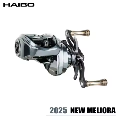 HAIBO 2025 New MELIORA AIR AMC+ Casting Reel STS ULS 113g Max Drag 3.8kg Lightweight Micro Magnesium