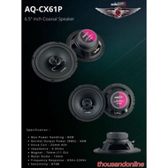 AUDIO QUART AQ-CX61P 6.5” INCH 2-WAY COAXIAL SPEAKER **100% ORIGINAL** 85 WATT RMS POWER