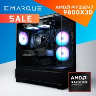 EMARQUE XR - AMD Ryzen 7 9800X3D / Radeon RX 9070 XT Gaming PC