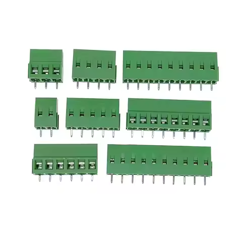 DG/KF128 2.54mm PCB Screw Terminal Block Connector 2P 3P 4P 5P 6P 7P 8P 9P 10P 12P Terminals 150V 6A