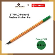 Stabilo Point 88 Fineliner Markers Pen - Green