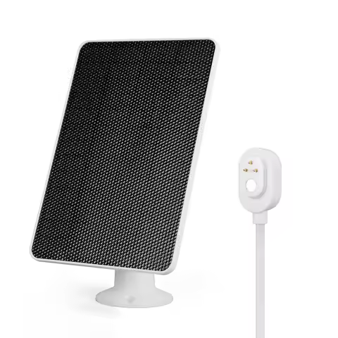 10W Solar Panel Charger Wall Mount Monocrystalline Portable Solar Panel IP65 Waterproof for Arlo Ult
