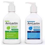 AmLactin Daily Moisturizing Body Lotion/ Intensive Healing Lotion for Dry Skin