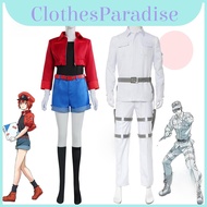 Cells at Work Red & White Blood Cell Costume - Polyester Blend | Game Fans & Enthusiasts