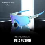 B/Bliz Fusion Polarized Sports Sunglasses Men's and Women's Photochromic Bicycle Glasses UV400 Fishing Road Goggles