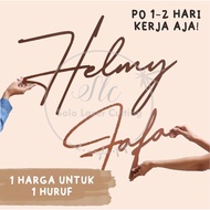 PRICE PER LETTER Wooden Letters size 15 cm high wooden backdrop/ for wedding proposal aqiqah CUSTOM 