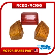 MORITAKA RC80 / RC100 TAIL LENS SET LAMPU EKOR BALAKANG CERMIN KACA TUDUNG COVER RC-80 RC 80 RC-100 