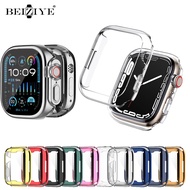 beiziye 360 Full Soft TPU Screen Protector Case compatible For iWatch Series 9 8 Transparent Cover For iWatch 45mm 41mm