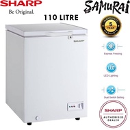 SHARP 2 IN 1 CHEST FREEZER 110L SJC118