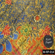 SuNi Art and Craft Tradisional Malaysia Batik Design Rice Paper 1 pcs only A3 size for decoupage on tiffin &amp; cookie jar