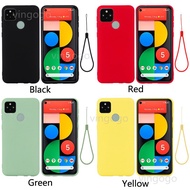 【Free shipping】 For Google Pixel 5A Case pixel 4 5 xl Liquid Silicone Case Pixel 4A Casing One Fusion Plus Rubber Shockproof Cover Pixel5a pixel4a pixel4 cases