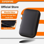 SUPERFIRE Storage Box Black Suitable for Headlamp HL23 HL05 HL05-S HL16 HL07 HL06 HL63 HL75