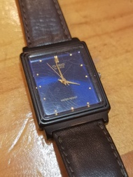 任揀3件$250包到付⌚Vintage Casio TANK Watch 1330 MO-38 Stainless Steel Bach Leather Strap Apple Omega Y2K G-SHOCK 中古復古卡西歐真皮帶手錶