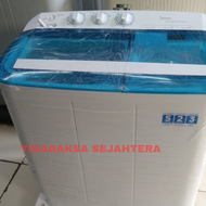 MESIN CUCI 2 TABUNG KAPASITAS 6 KG MIDEA MTD78 P1301Q