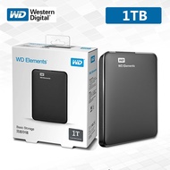 ฮาร์ดดิสก์ภายนอก WD Elements พกพา ความจุ 1TB/2TB ต่อเชื่อม USB 3.0 HDD จัดส่งด่วน!