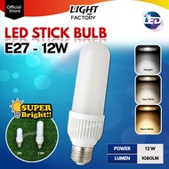 LED BULB 8W/12W E27 LED Stick Bulb Daylight/Coolwhite/Warmwhite LED Bulb