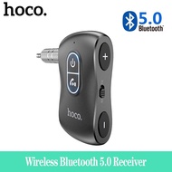 HOCO E73 Pro เครื่องส่งสัญญาณเครื่องรับสัญญาณเสียง Bluetooth5.0ไร้สายสำหรับรถยนต์ตัวรับสัญญาณบลูทูธ3