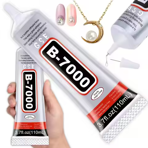 B7000 Rhinestones Glue for Crafts, 110ML Glue of Diamond Jewelry 3.7fl.oz Clear B-7000 Super Jewelry