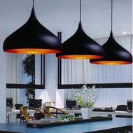 NF Home pendant lamp to decorate dining tables and cafes in teardrop shape, diameter 30cm, LED swirl