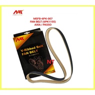 MEAUSU FAN BELT MSFB-6PK-007 6PK1155 Model: PERODUA AXIA , BEZZA 1.0
