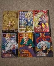 龍珠本彈28 GT   龍珠閃卡dragonball   GT 閃咭   dragonball 雙面閃全套閃加金卡（日版1996年初版)