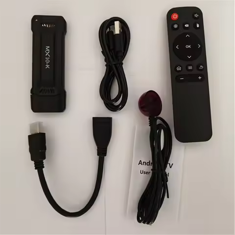 Cheapest MX10-K TV Stick Android 14.0 4K Smart Android TV Box 2.4G 5G WiFi Smart TV Stick Network Me