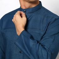 Casella Shirt Men's Long Sleevekoko Exclusive Premium Quality 969V - 9767 Blue, XL