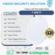 Luxen LED Classic Downlight Round 7 Watt