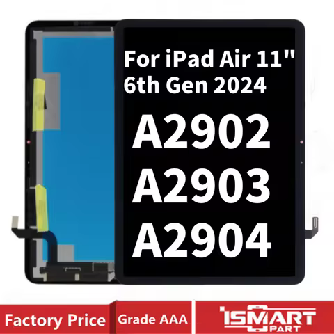 11" For iPad Air 6th Gen 2024 LCD Assembly For iPad A2902 A2903 A2904 Lcd Display with Touch Screen 