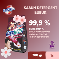 Sabun Detergent Bubuk BuKrim Oxyklin Romantic 700gr (Tanpa Piring)
