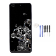 หน้าจอ LCD 6.9 นิ้วสําหรับ Galaxy S20 Ultra โทรศัพท์ LCD Digitizer ประกอบกับกรอบซ่อมเครื่องมือสําหรั