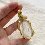 【高級白水晶】喜馬拉雅天然水晶項鍊 / 手作