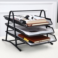 Letter Tray Desk Organizer 3-Tier Mesh Paper Tray Document Letter Office Paper Organizer