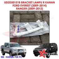 UD UD250151B RIGHT R LAMP BRACKET FORD EVEREST GEN 3 FORD RANGER GEN 3 PLASTIC HEAD LAMP BRACKET FOR