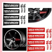 RIM STICKER RAYS VOLK RACING TE37