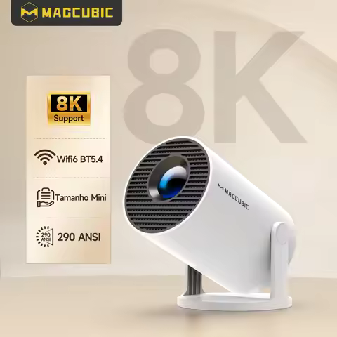 Magcubic HY300 Pro 8K HD Projector Android14 Dual Wifi6 290ANSI Allwinner H726 BT5.0 1280*720 Home C