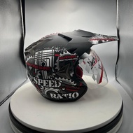 JPX HELMET / SALE AT A LOSS JPX HALF FACE MOTOCROSS HELMET