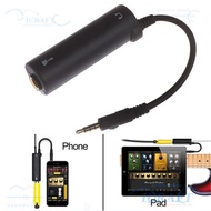 CRAFTMX Guitar Interface Converter, Black Replacement Converter Guitar Audio Interface, Lightweight 