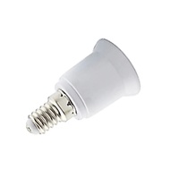 10pcs/lot E14-E27 Lamp Holder Converter Socket, Lamp Holder Adapter Light Bulb Plug Extender Good Qu
