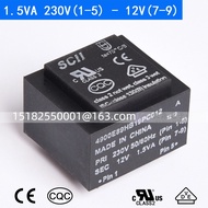 SCII 4900E89HB19PC012A 1.5VA 230V to 12V VDE UL CQC Epoxy transformer brand new